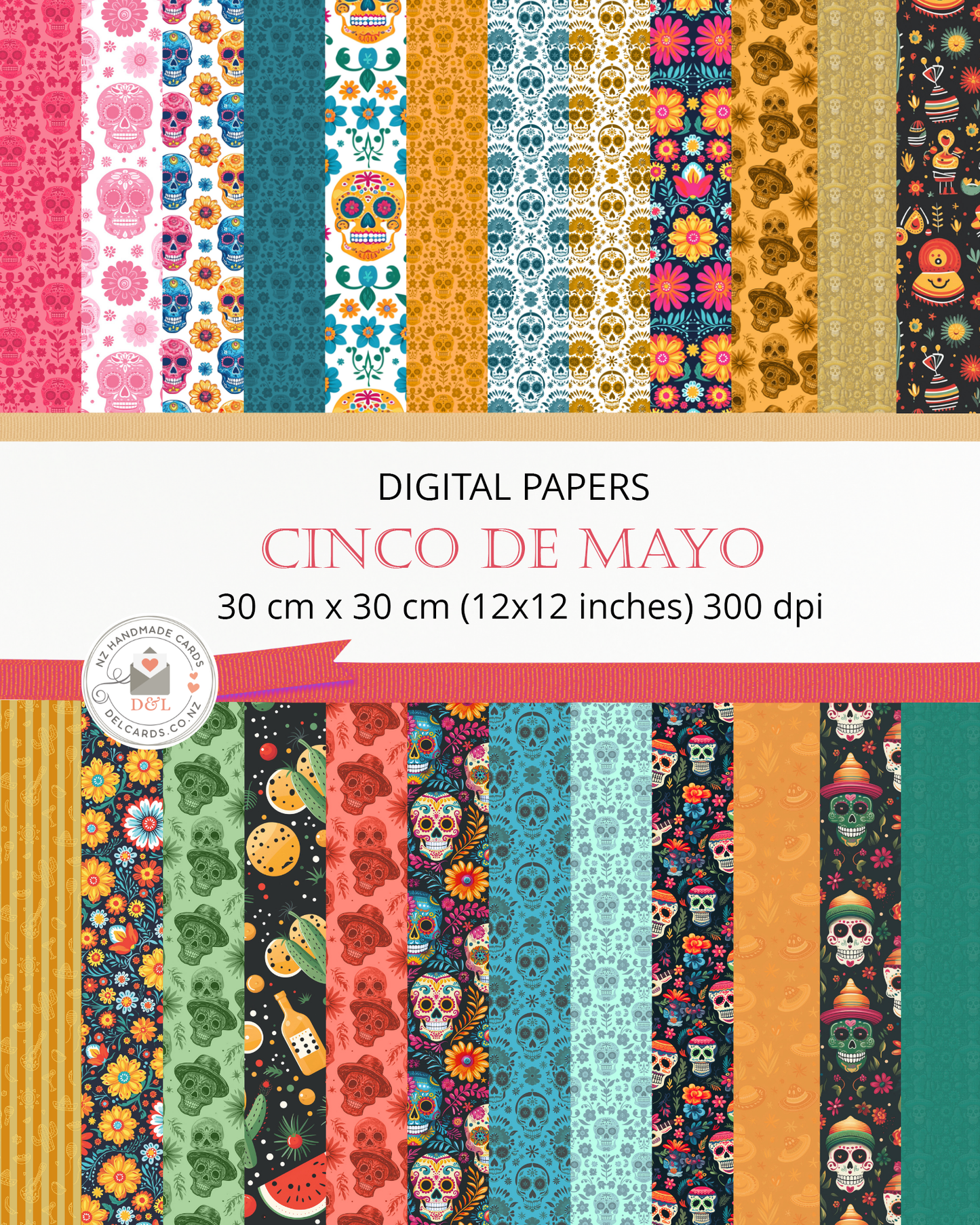 Digital Papers - Cinco de Mayo