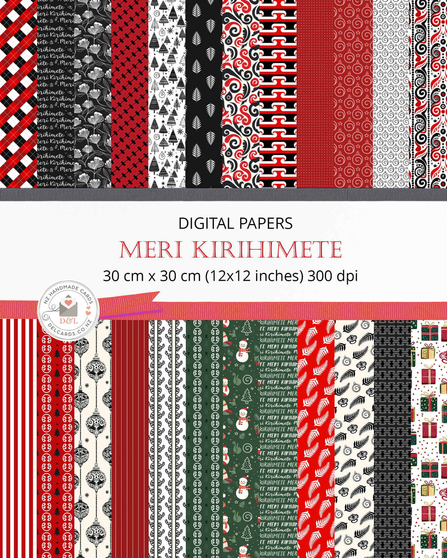 Māori Digital Papers - Meri Kirihimete