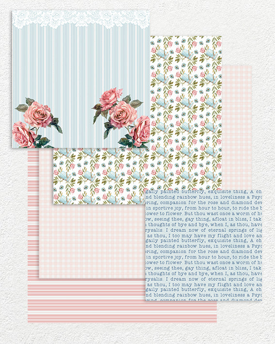 Digital Paper Pack - Heartfelt Notes