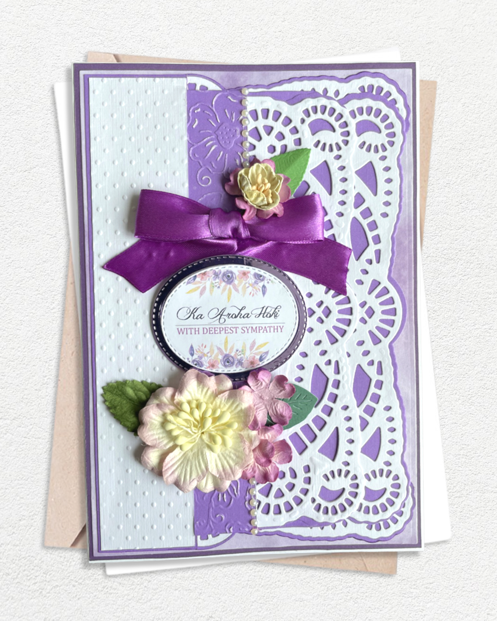 Sympathy Māori Card – Del's Handmade Cards